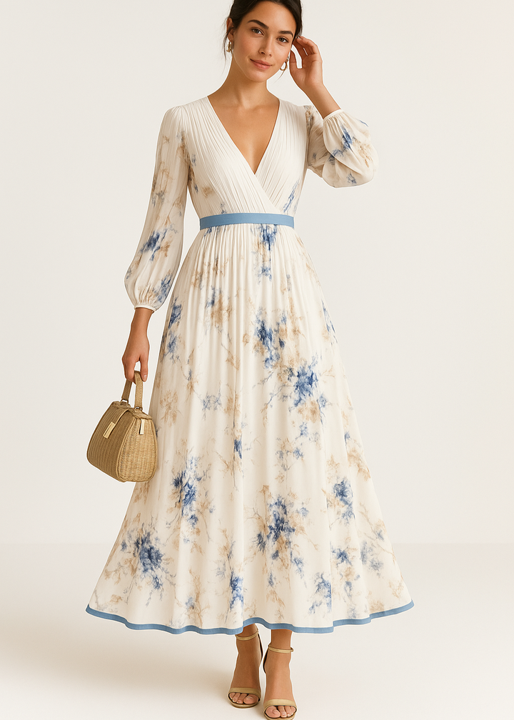 Annelise – Elegant Floral Maxi Dress
