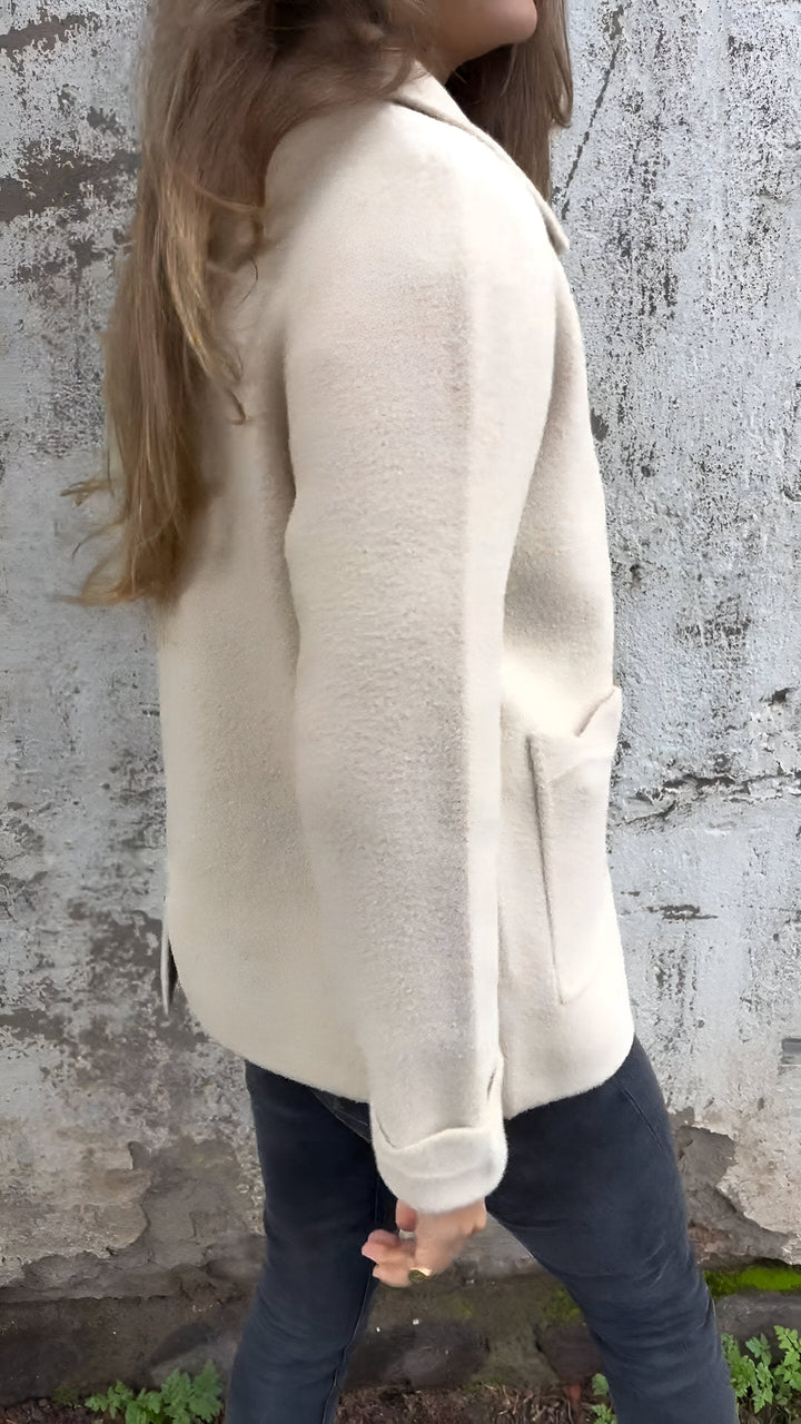 Sutton™ | Chic Lapel Zip-Up Jacket