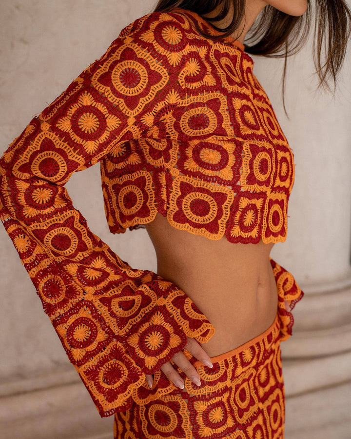 Orlaith | Long Sleeve Wrap Set