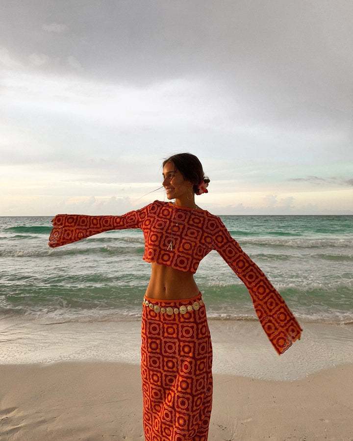 Orlaith | Long Sleeve Wrap Set