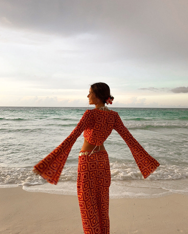 Orlaith | Long Sleeve Wrap Set