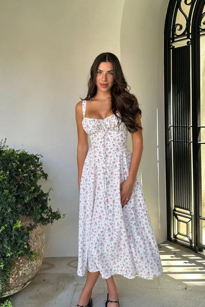 Vivienne | Corset Midi Dress