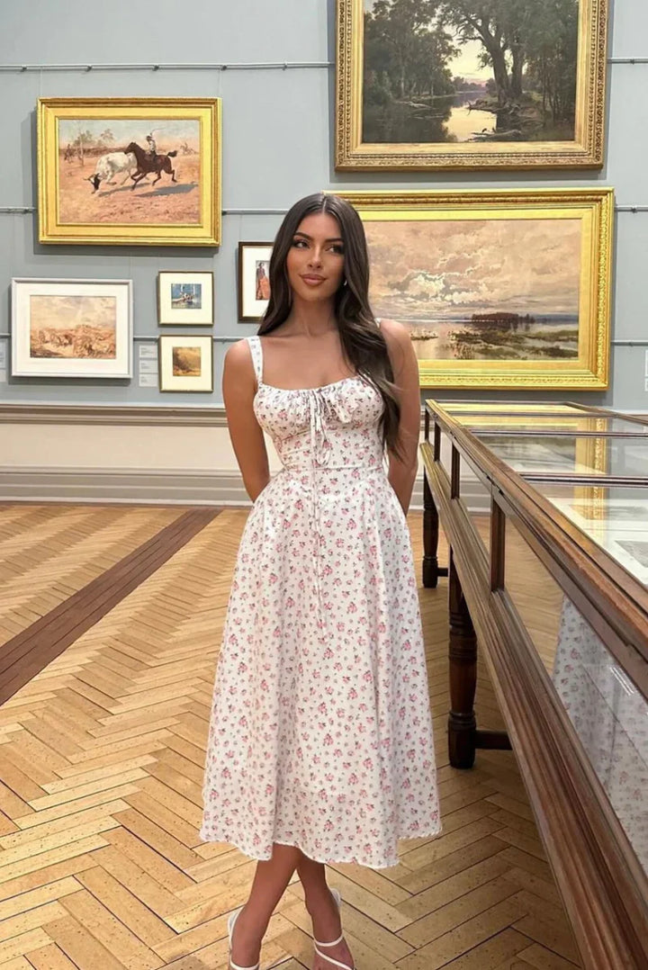 Vivienne | Corset Midi Dress