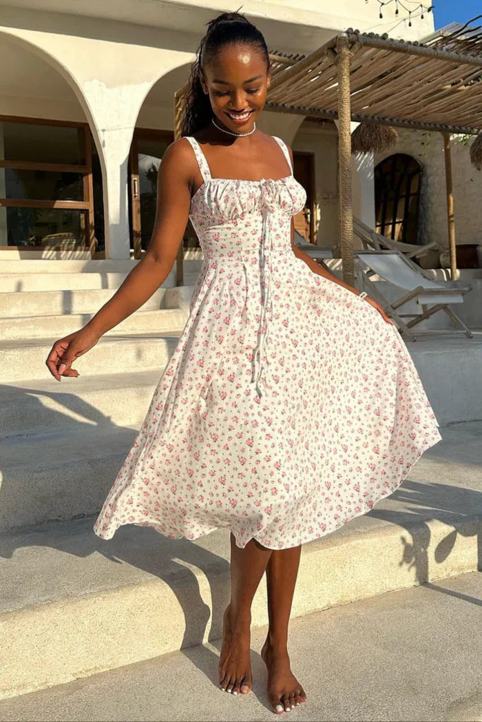 Vivienne | Corset Midi Dress