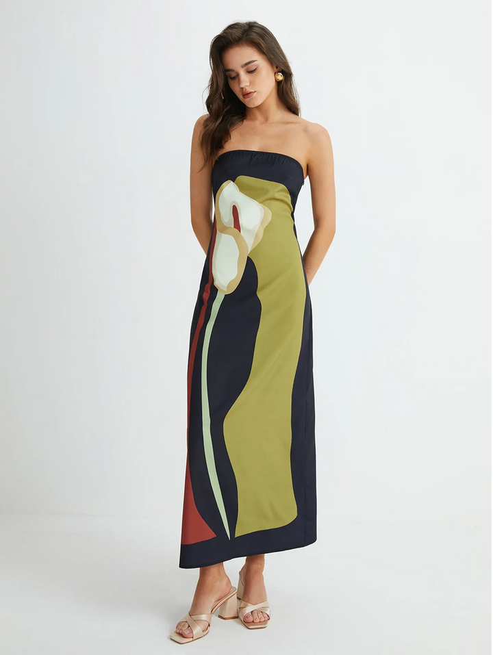 Isla | Strapless Maxi Dress