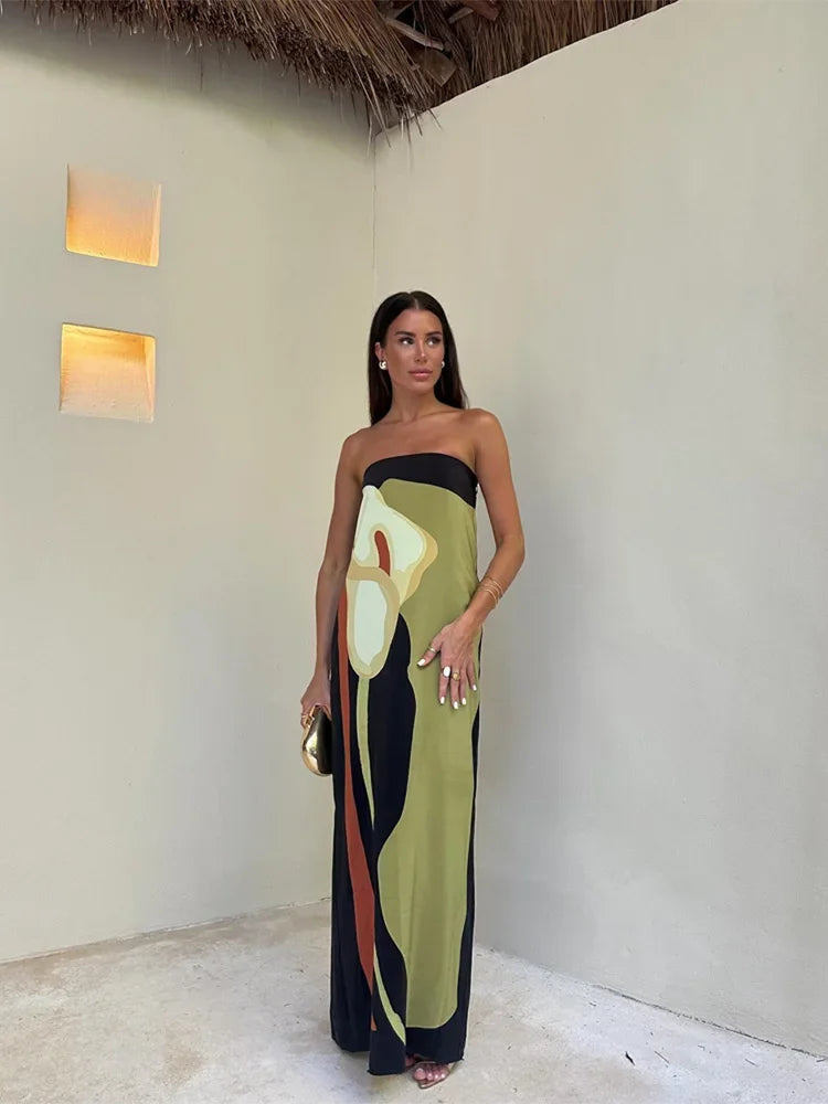 Isla | Strapless Maxi Dress