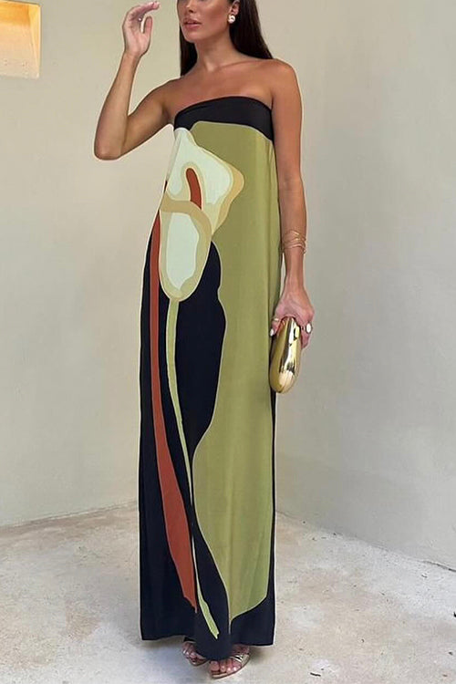 Isla | Strapless Maxi Dress