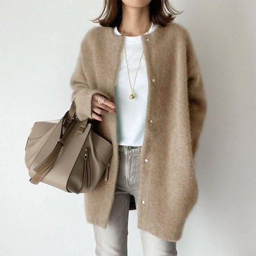 Áine™ | Stylish Cashmere Cardigan