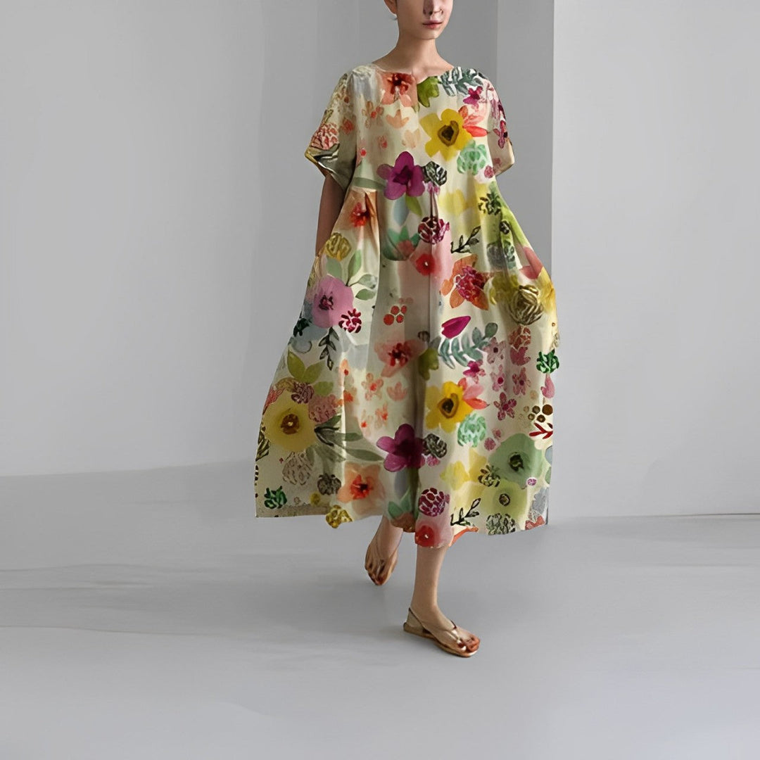 Amelia™ | Floral Boho-Inspired Dress