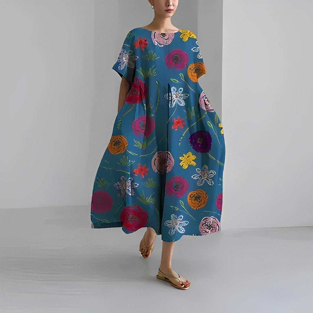 Amelia™ | Floral Boho-Inspired Dress
