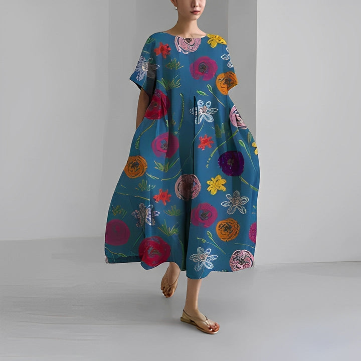 Amelia™ | Floral Boho-Inspired Dress