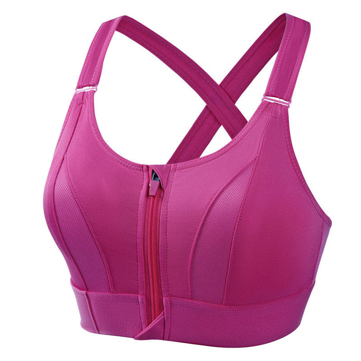 Lora™ | Zip-Front Sweat-Resistant Fit Bra