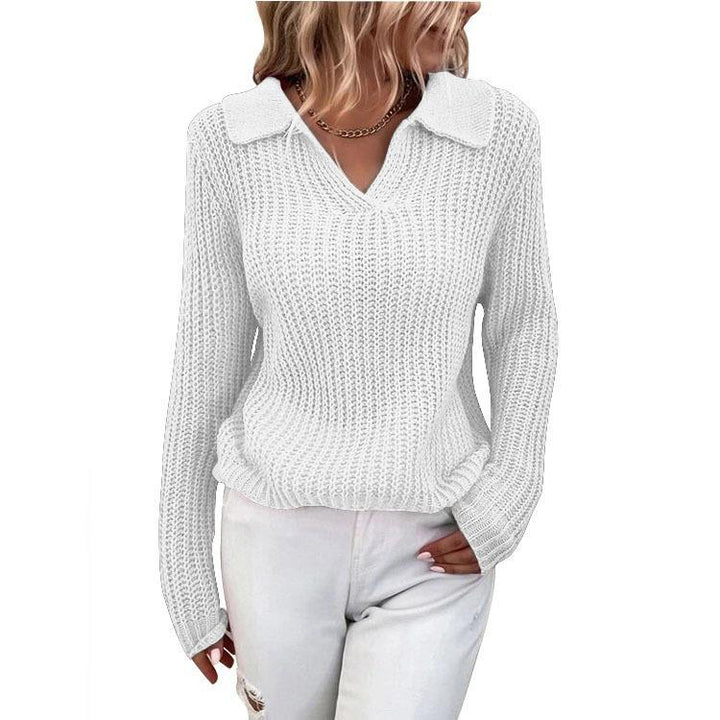 Maelle | Knit Lapel Sweater