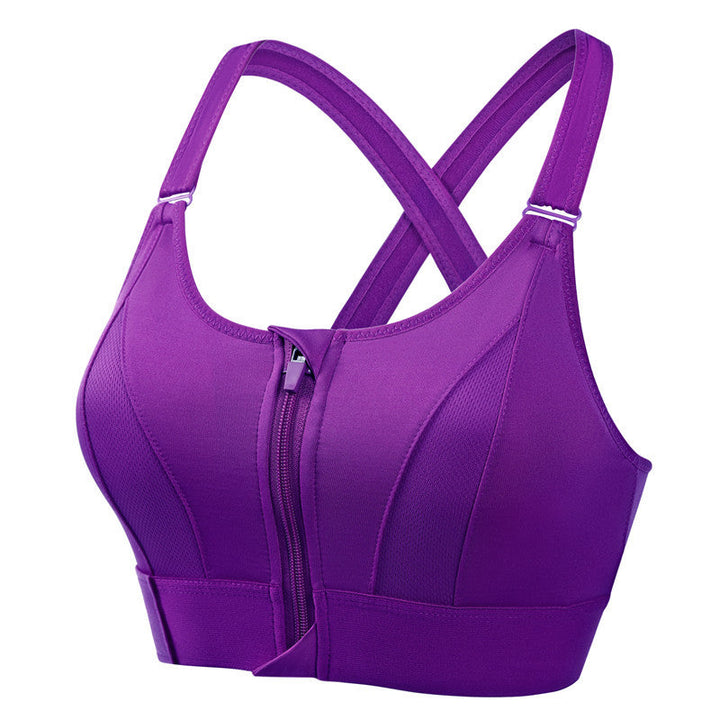 Lora™ | Zip-Front Sweat-Resistant Fit Bra