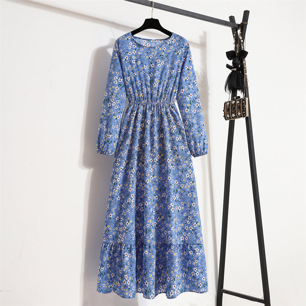 Isadora | Floral Chiffon Long Dress