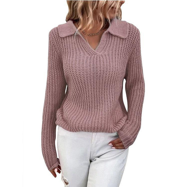 Maelle | Knit Lapel Sweater