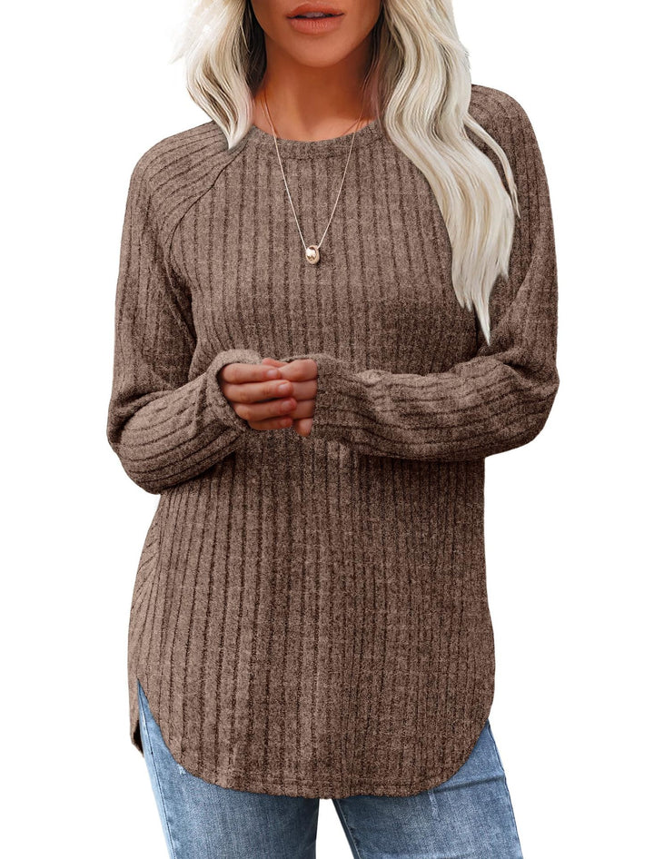 Liora | High-Low Curved Hem Top