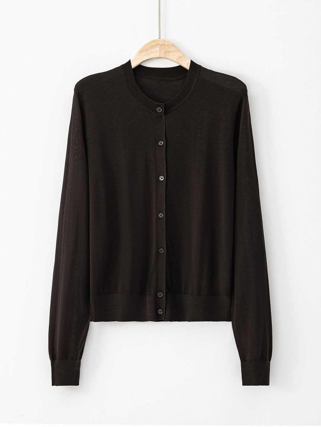 Elara | Single-Breasted Brocade Silk Cardigan