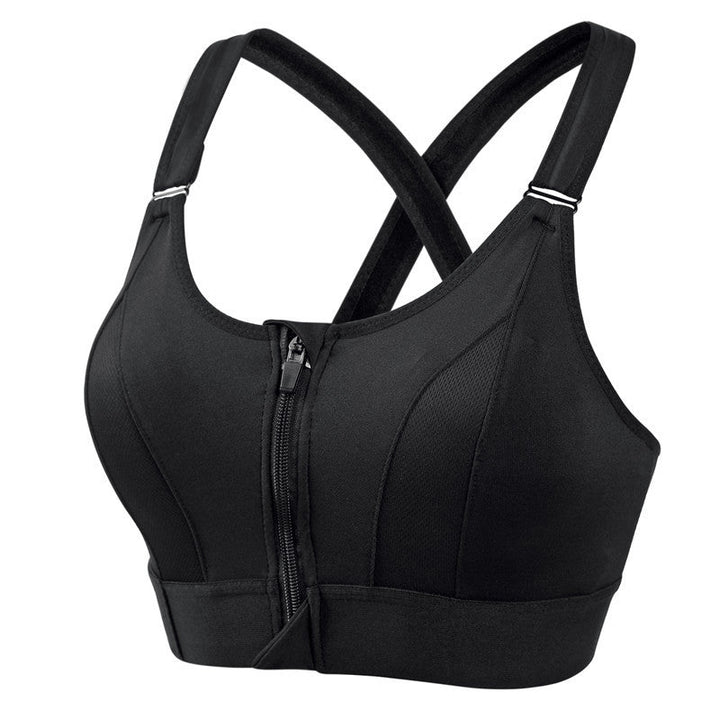 Lora™ | Zip-Front Sweat-Resistant Fit Bra