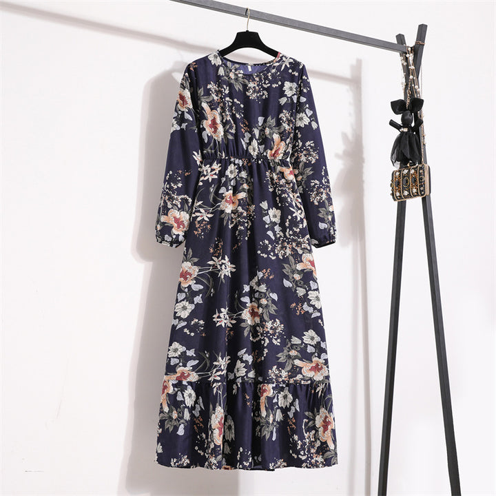 Isadora | Floral Chiffon Long Dress