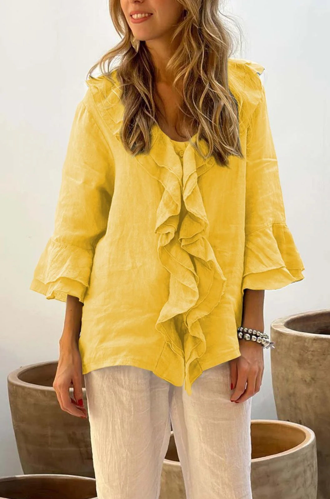 Cherry™ - Trendy Ruffle Blouse
