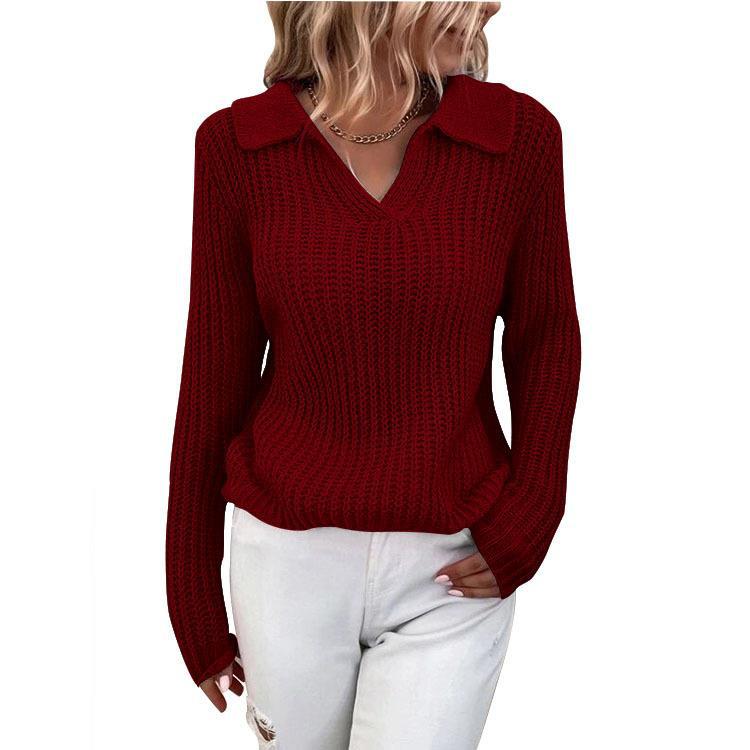 Maelle | Knit Lapel Sweater