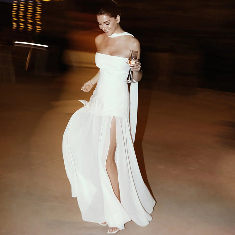 Bridget | Asymmetrical Maxi Dress