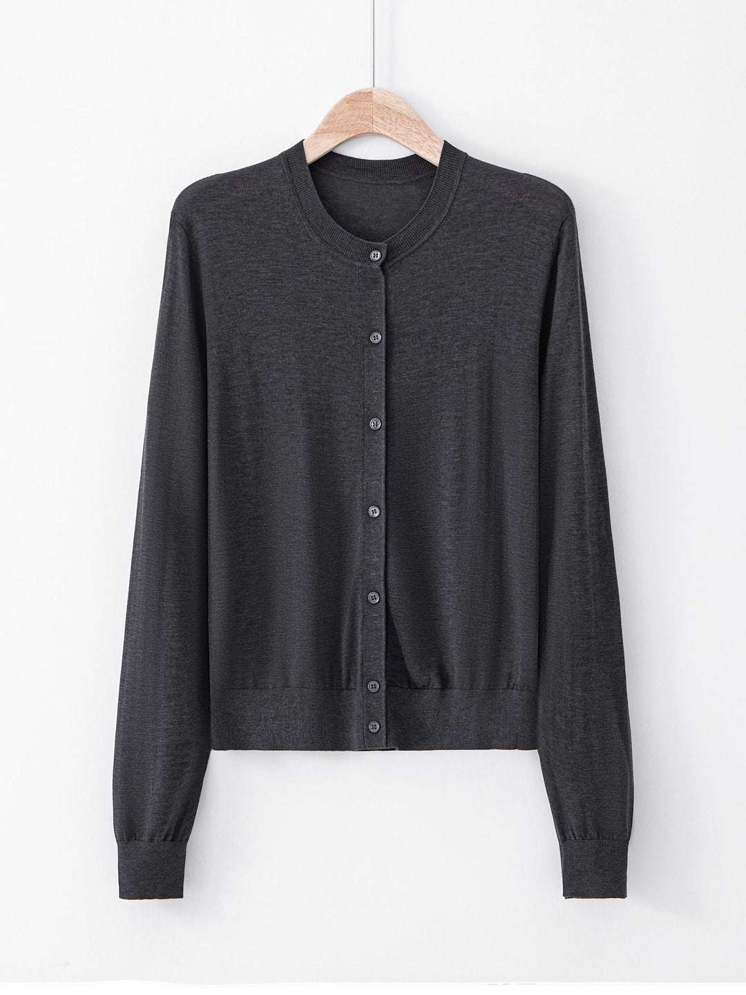 Elara | Single-Breasted Brocade Silk Cardigan