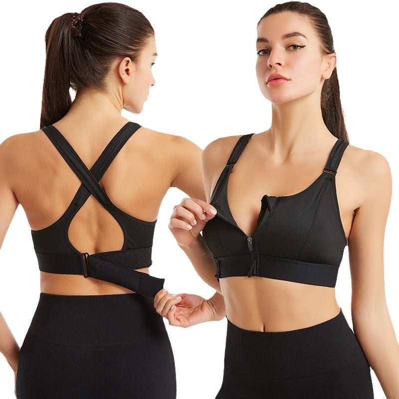 Lora™ | Zip-Front Sweat-Resistant Fit Bra
