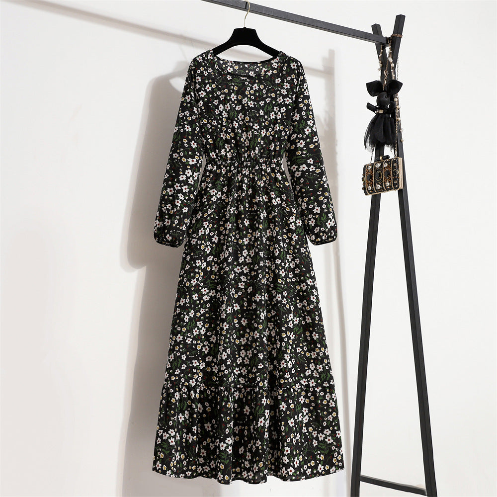 Isadora | Floral Chiffon Long Dress