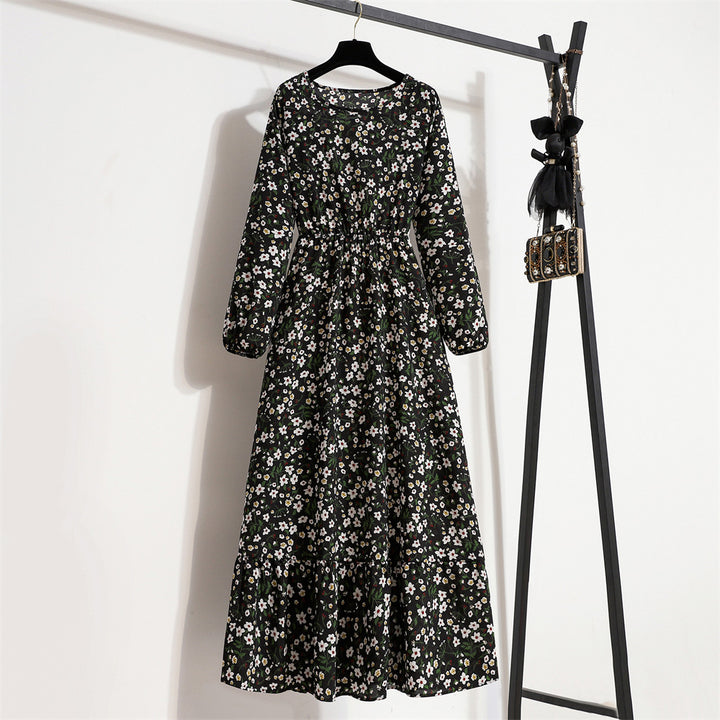 Isadora | Floral Chiffon Long Dress
