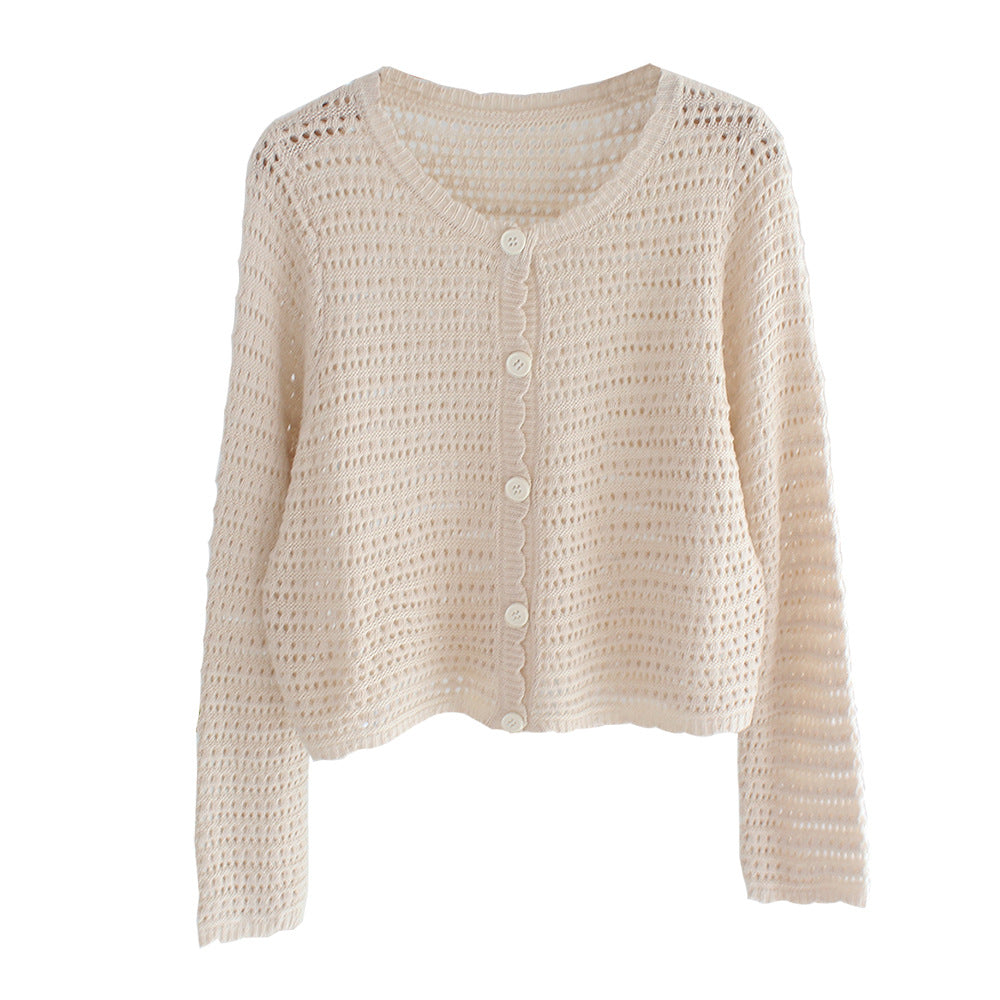 Clarisse | Knit Hollow Cardigan