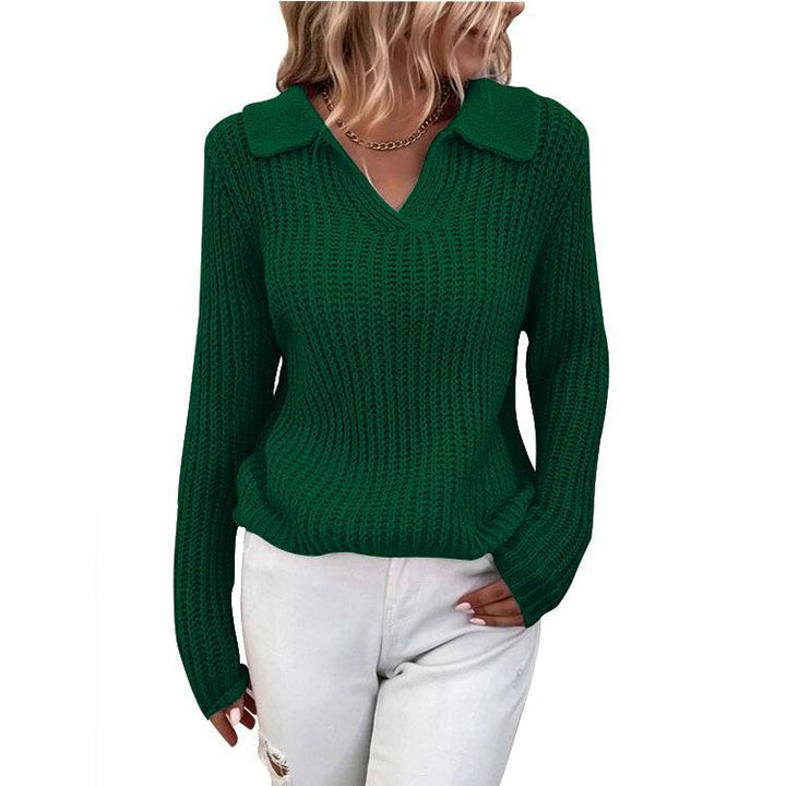 Maelle | Knit Lapel Sweater