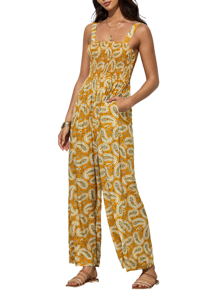 Thalia – Printed Wide-Leg Jumpsuit