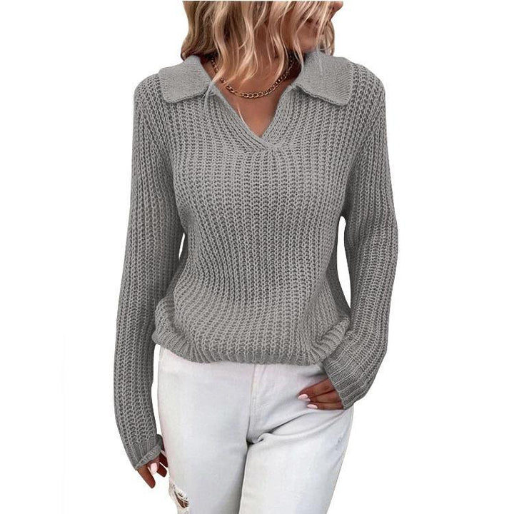 Maelle | Knit Lapel Sweater