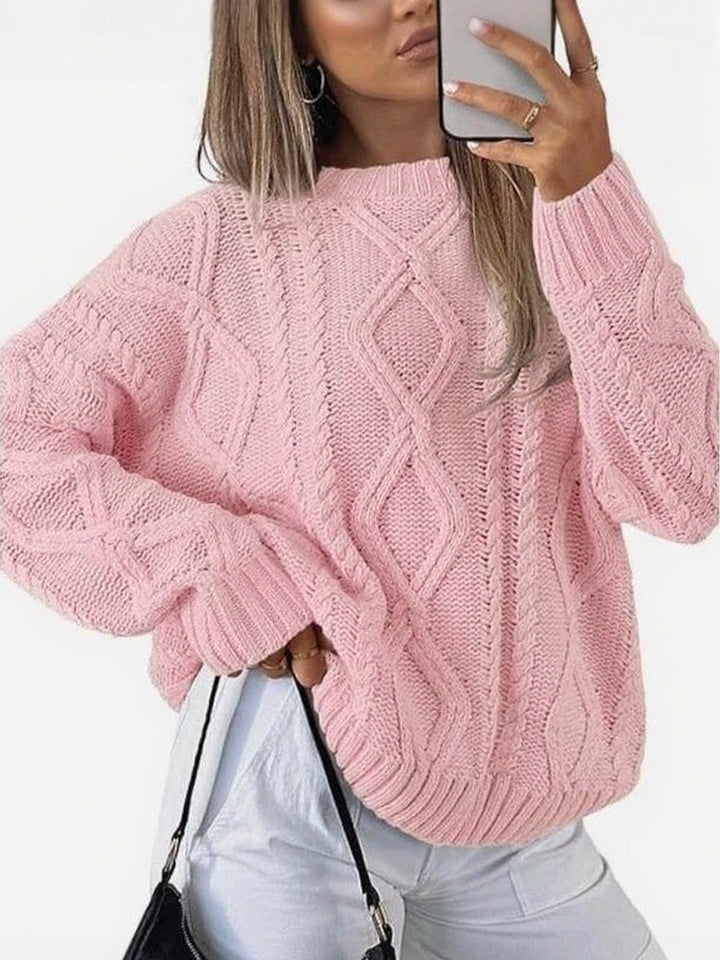 Elina | Twist Round-Neck Loose Top