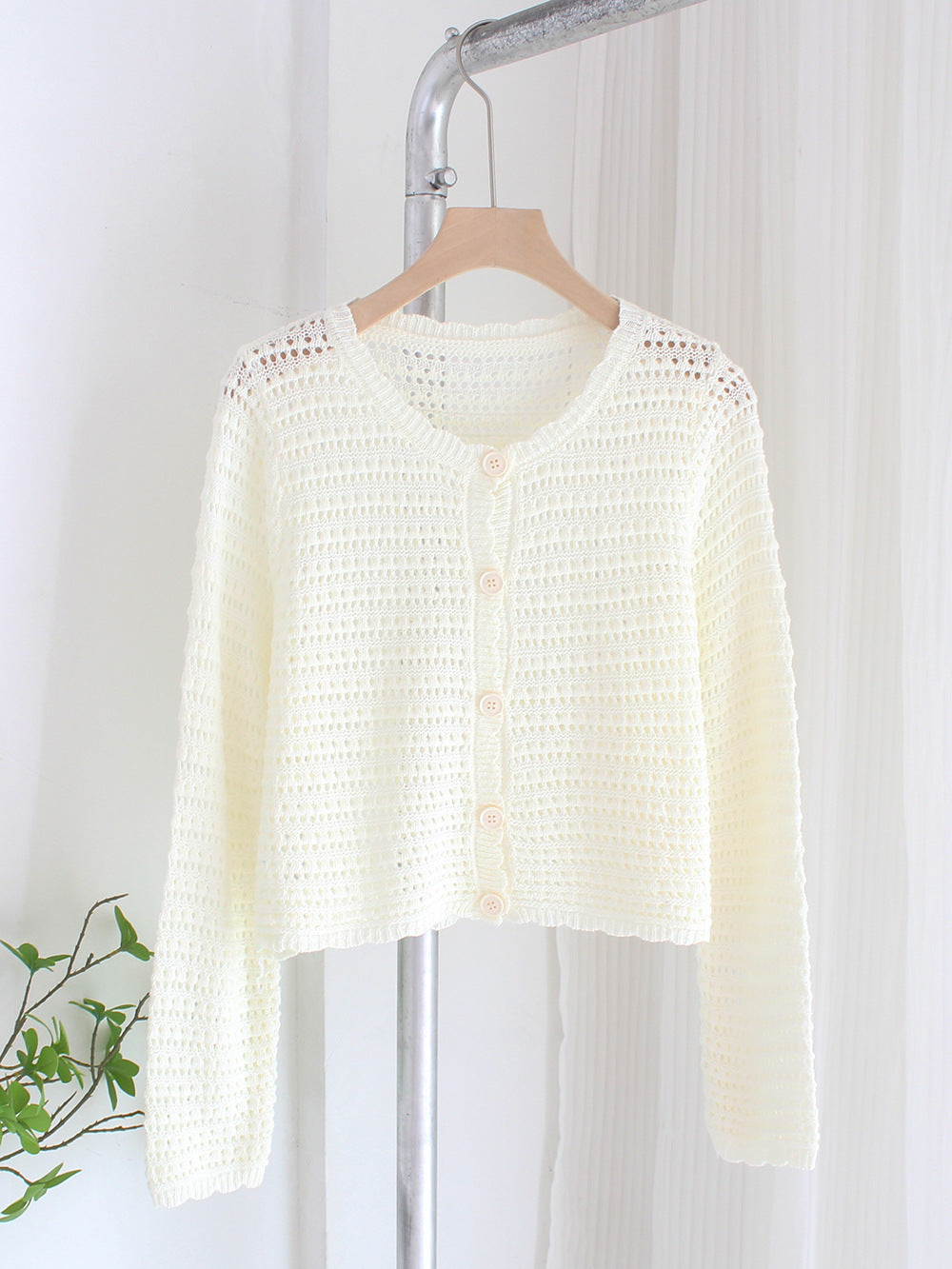 Clarisse | Knit Hollow Cardigan