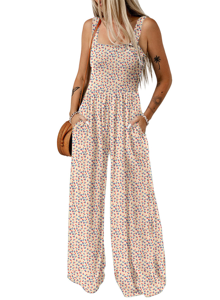 Thalia – Printed Wide-Leg Jumpsuit