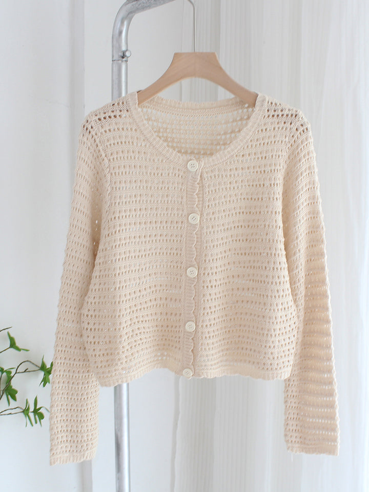 Clarisse | Knit Hollow Cardigan