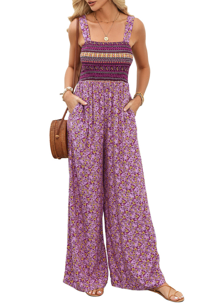 Thalia – Printed Wide-Leg Jumpsuit