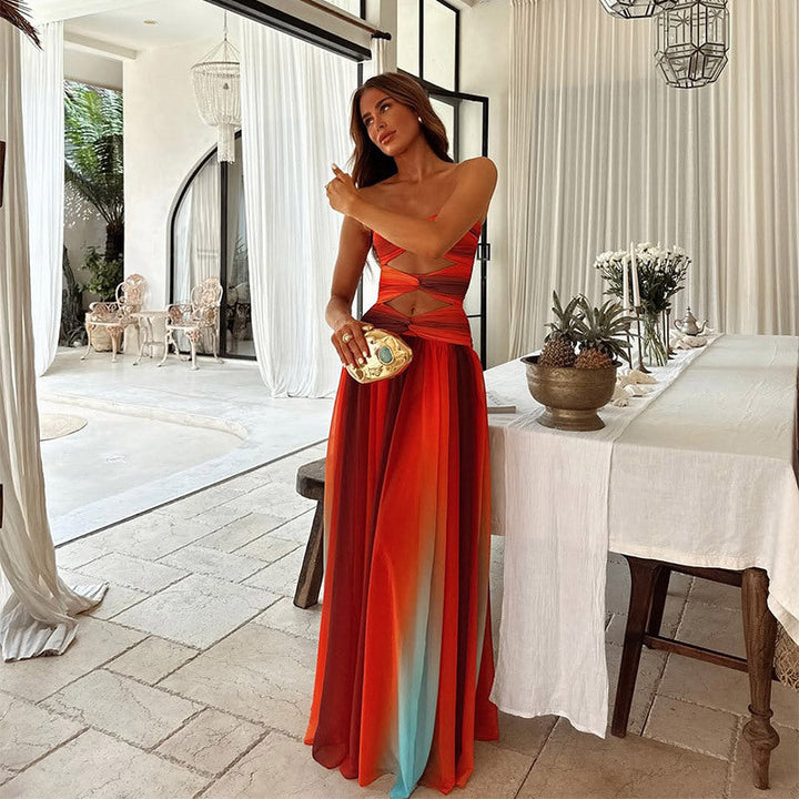 Marina | Straples Maxi Dress