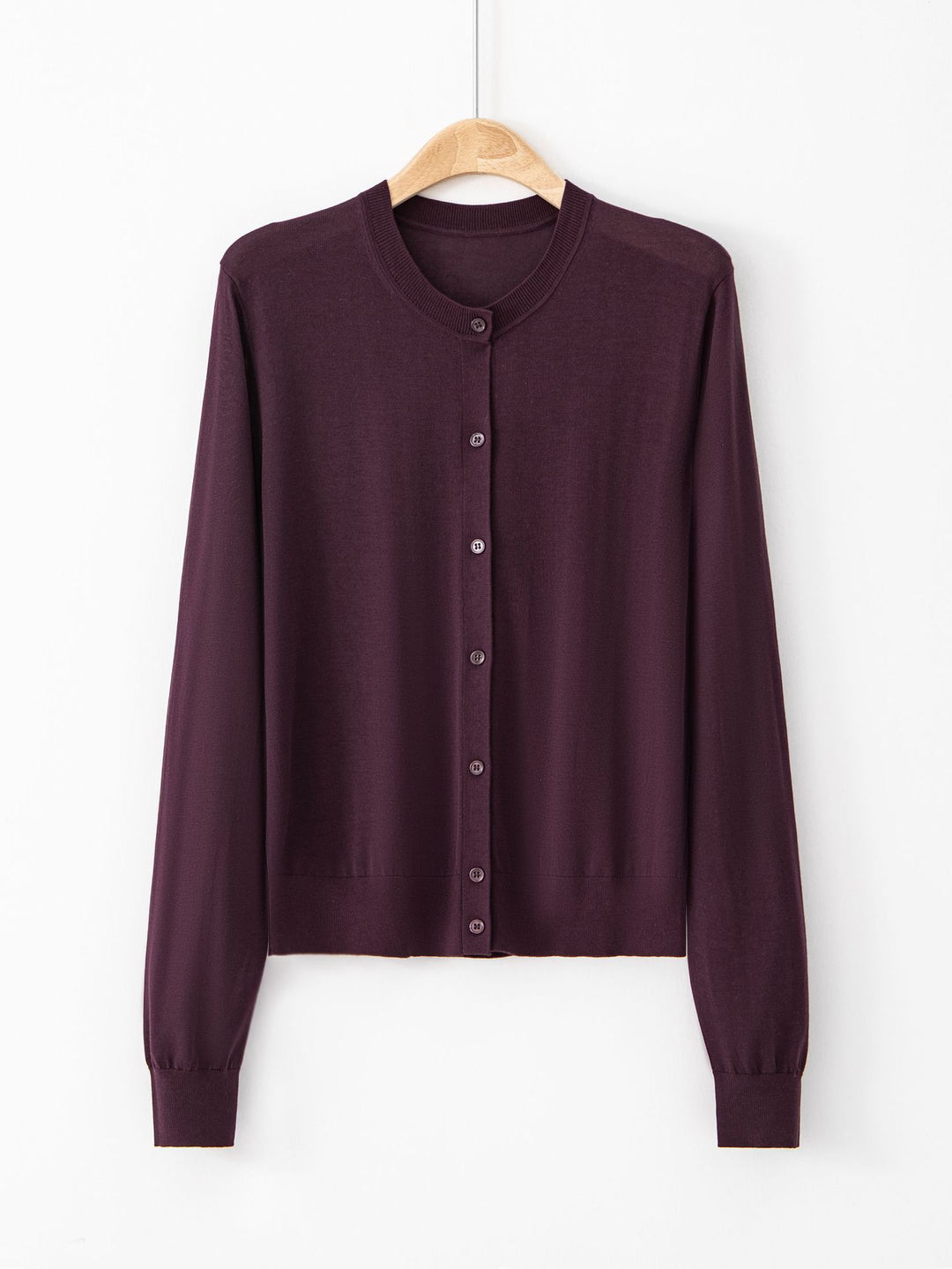 Elara | Single-Breasted Brocade Silk Cardigan