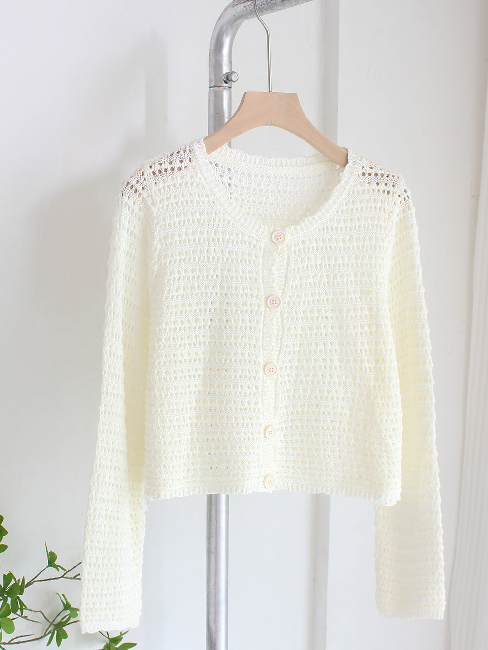 Clarisse | Knit Hollow Cardigan