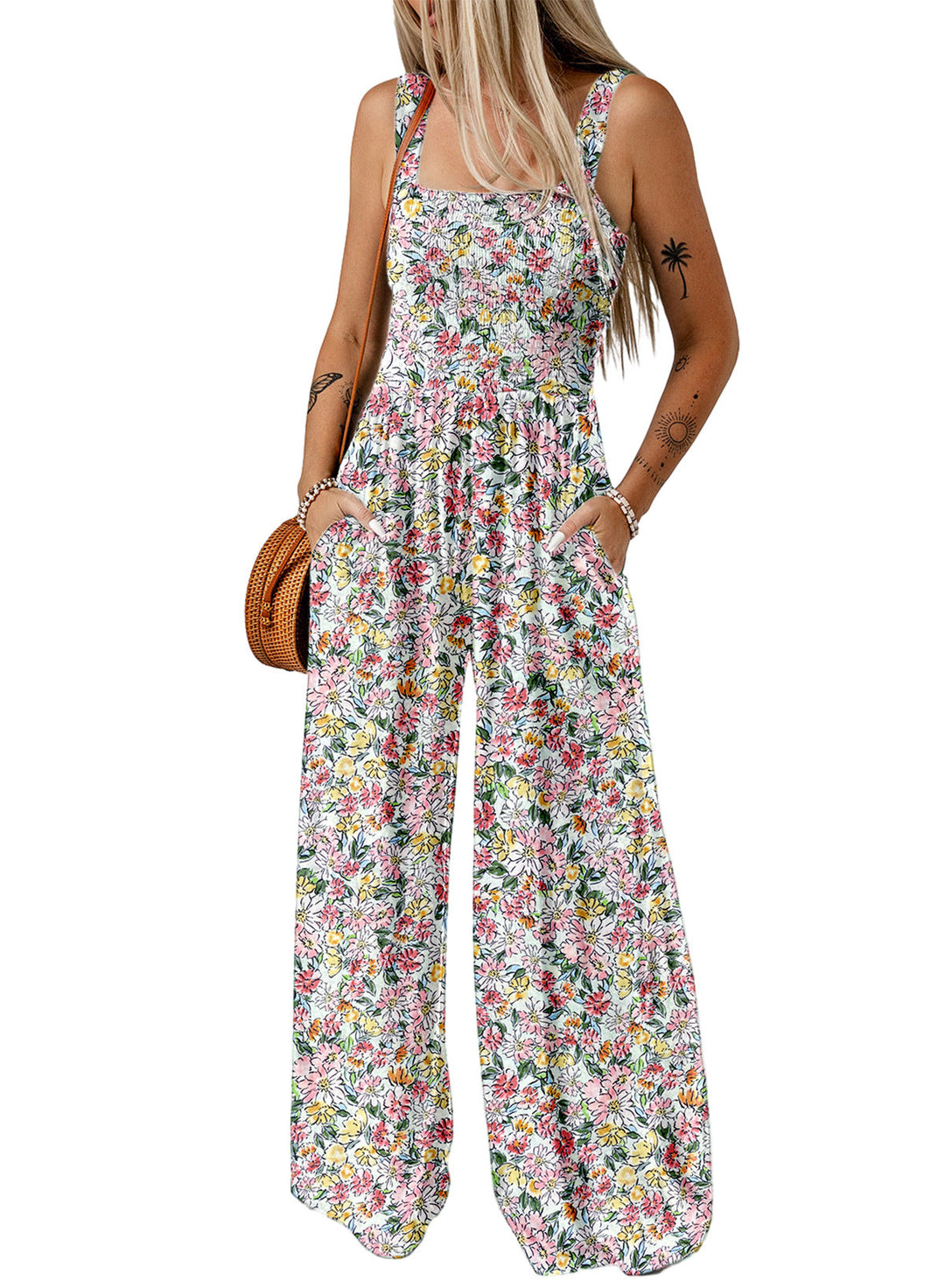 Thalia – Printed Wide-Leg Jumpsuit