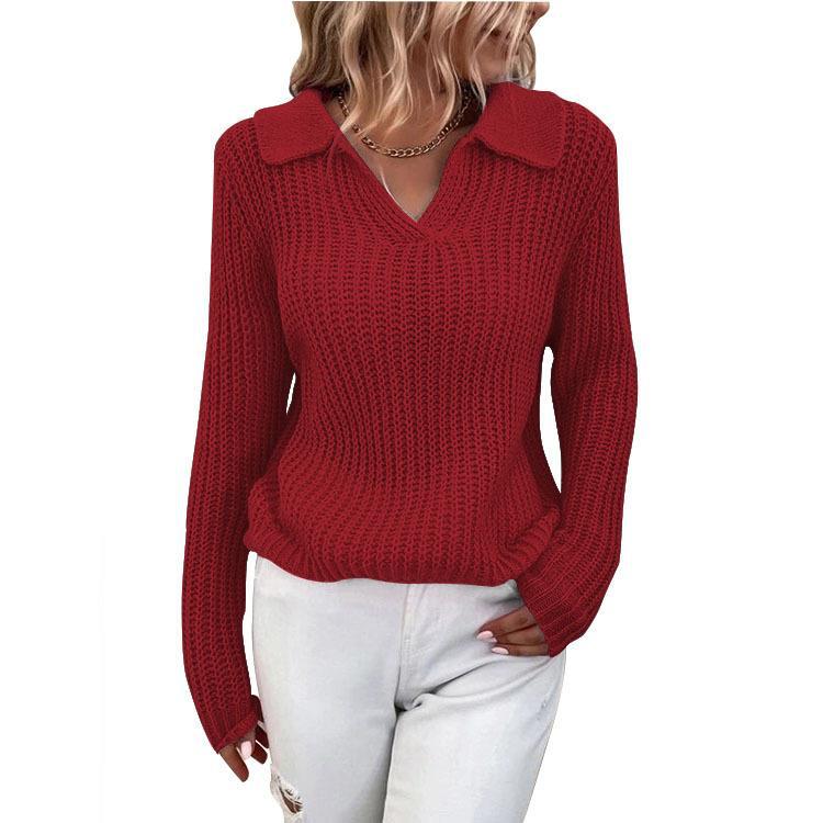 Maelle | Knit Lapel Sweater