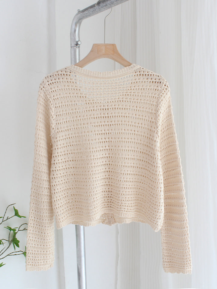 Clarisse | Knit Hollow Cardigan
