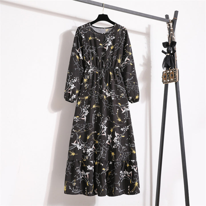 Isadora | Floral Chiffon Long Dress