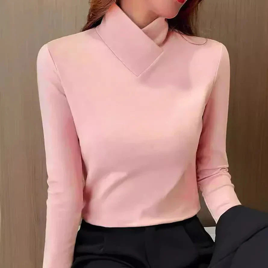 Riona™ | Elegant High-Neck Sweater