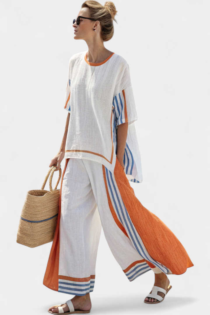 Mirthe | Striped Two-Piece Set