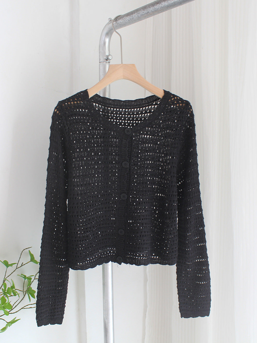 Clarisse | Knit Hollow Cardigan